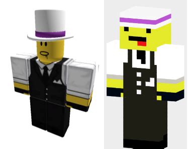 my Roblox skin vs the Minecraft version of it, if you can help me make ...