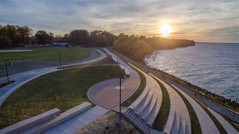 Solstice Steps at Lakewood Park by Environmental Design Group | Lakewood park, Rocky river ohio ...