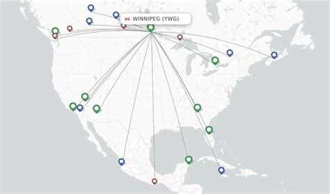 WestJet flights from Winnipeg, YWG - FlightsFrom.com