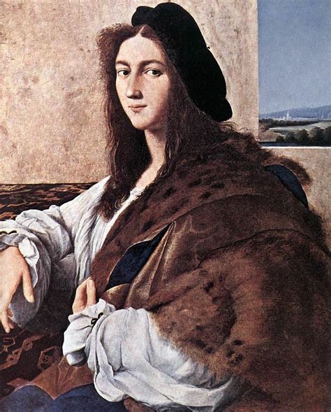 Portrait of a Young Man by Raphael Sanzio 1514. Possible Self-portrait Raffaello Santi