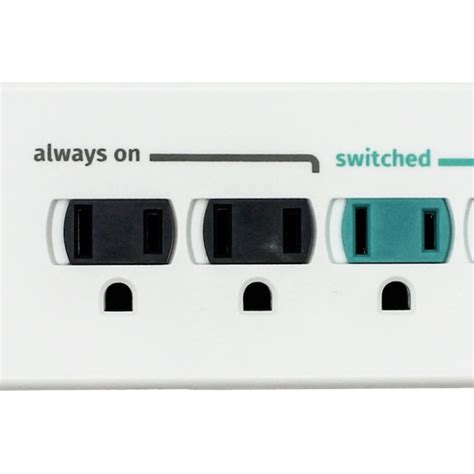 Simply Conserve Advanced Energy Saving Surge Protector 7-Outlet 1440 Joules 120-Watt 1875Va Ac ...