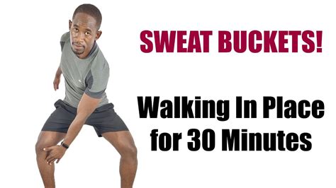 30 Minute EASY Walking In Place Workout to Make You Sweat Buckets – WeightBlink