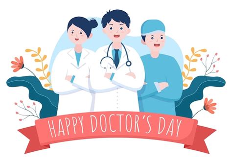 Premium Vector | World Doctors Day Vector Illustration for Greeting ...