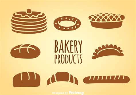 Bakery Products Vector Sets 109571 Vector Art at Vecteezy