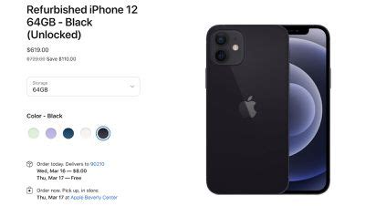 Apple Begins Selling Refurbished iPhone 12 and iPhone 12 Pro Models - MacRumors