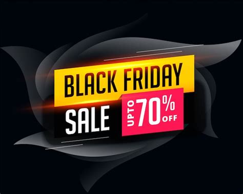 Free Vector | Abstract attractive black friday sale banner