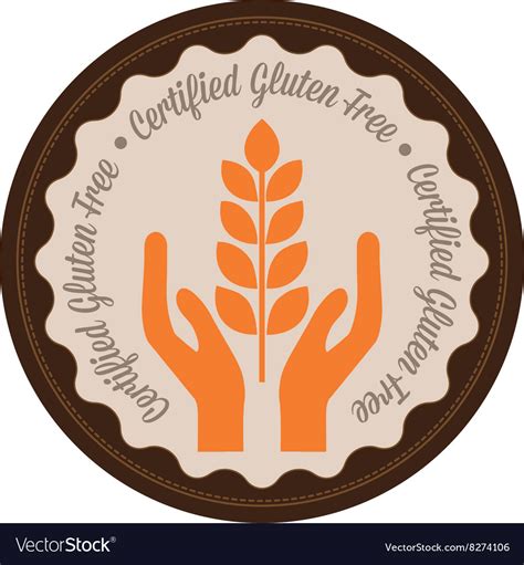 Gluten free label Royalty Free Vector Image - VectorStock