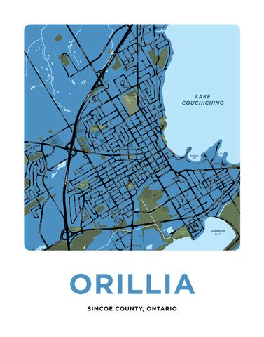 Orillia Map Print – Jelly Brothers