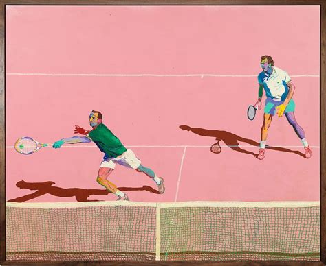 Tennis, 57" X 70", Acrylic and oil pastel on... | Tennis art, Art, Art dra