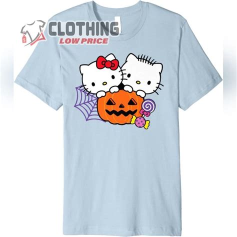 Chucky With Hello Kitty Mask Shirt Halloween Costume Hello Kitty Chucky Season 2 T-shirt ...