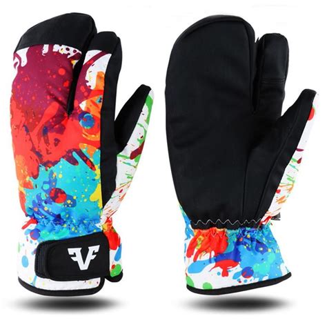 Women's Color Splash Waterproof Snowboard Mitten - M in 2021 | Color splash, Mitten, Adjustable cuff