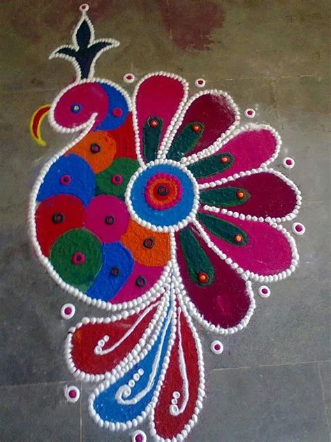 20 Easy & Creative Rangoli Designs for Kids - Kids Art & Craft