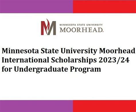 Moorhead International Scholarships 2023 at Minnesota State University