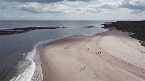 Cresswell Beach Northumberland By Drone - YouTube