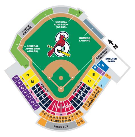 St Louis Cardinals Seating Chart For Stadium | Stanford Center for ...