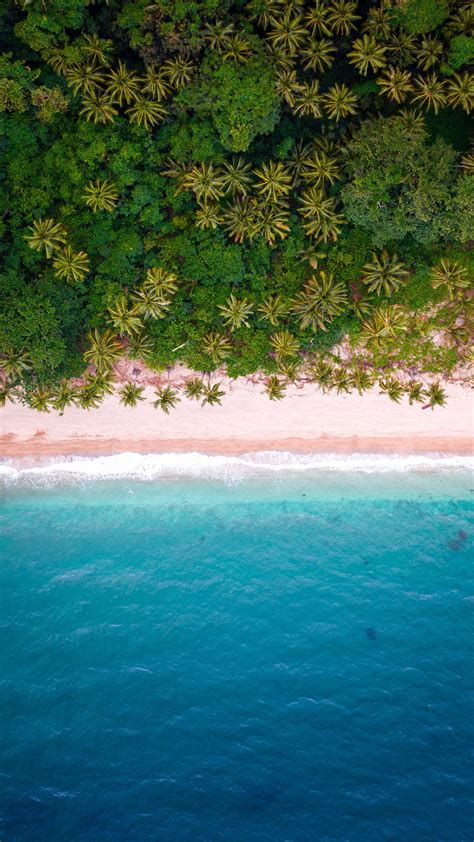 Beautiful Tropical Beach Aerial View