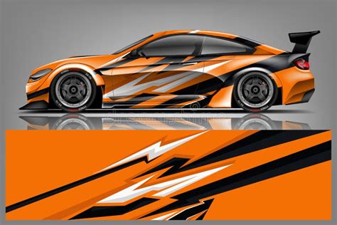 Car Decal Wrap Design Vector. Graphic Abstract Stripe Racing Background Kit Designs for Vehicle ...