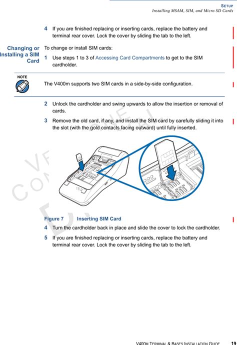 Verifone V400M4G Point of Sale Terminal User Manual Technical