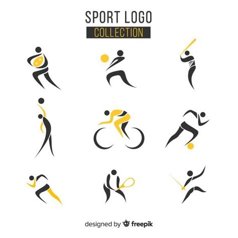 Premium Vector | Modern sport logo collection | Conception de logo ...