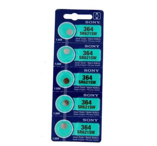 Sony 364 SR621SW 1.55V Silver Oxide Watch Battery (Pack of 5) | Tunguz Review | Technology ...