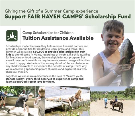 Camp Scholarships — Fair Haven Camps