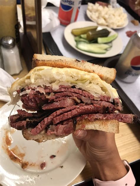 Katz Deli Hot Pastrami Sandwich - Pastrami sandwich - Katz's Deli, New York City - Lower ..., We ...