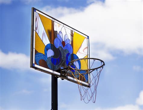 victor solomon's stained glass basketball backboards are 'literally balling'