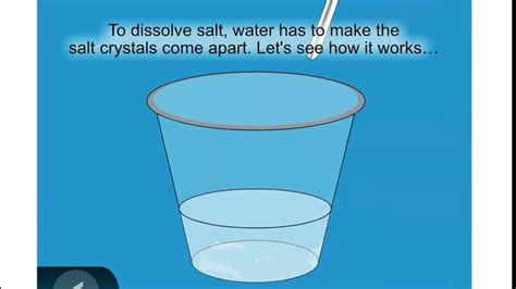 Describe the Dissolving Process at the Molecular Level