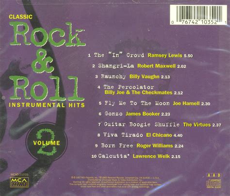 Classic Rock & Roll Instrumental Hits Volume 2