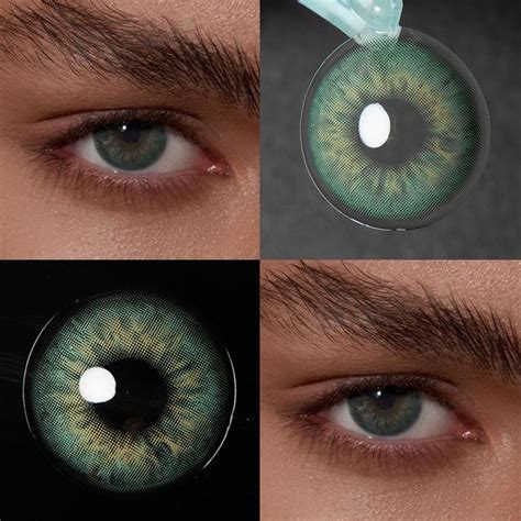 Green Contacts Lenses, Green Colored Contacts, Cosmetic Contact Lenses, Contact Lenses Colored ...