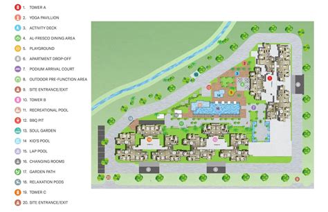 Bhartiya City Nikoo Homes 4 New Launch 2 & 3 BHK Apartment Floor Plan