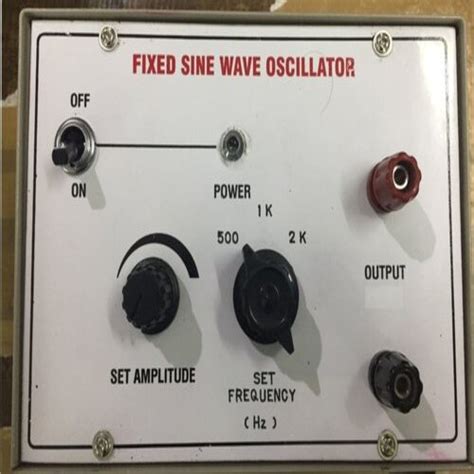 Fixed Frequency Sine Wave Oscillator Price India Manufacturer - Infralab