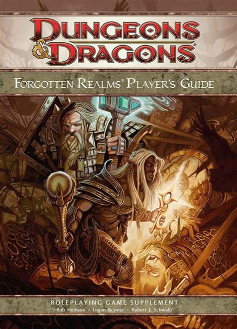 Forgotten Realms Player's Guide (4e) | Book cover and interior art for ...