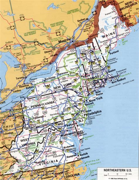 East Coast Road Map Of United States | Images and Photos finder