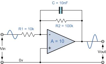 Inverting Amplifier Low Pass Filter Circuit Diy Amplifier Filters | My ...