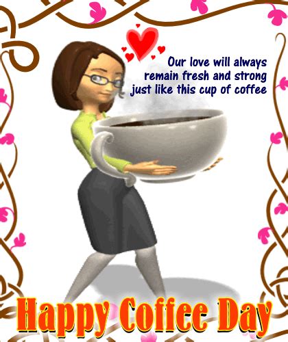 My Happy Coffee Day Card. Free National Coffee Day eCards | 123 Greetings