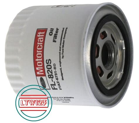 (2Pcs) Engine Oil Filter MOTORCRAFT FL-820-S | eBay