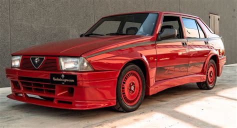 1987 Alfa Romeo 75 Turbo Evoluzione Was One of 500 Group A Homologation ...