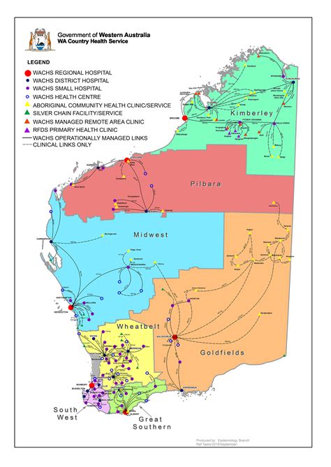 WA Country Health Service - WACHS sites and regions