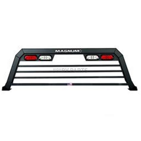 Magnum Truck Racks Headache Rack Louvered Aluminum Black Matte Powder Coated - 18809331L ...