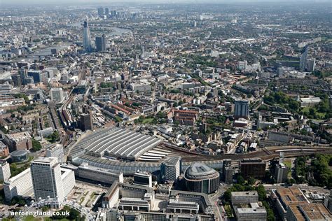 aeroengland | Panoramic aerial photograph of the area around Waterloo ...