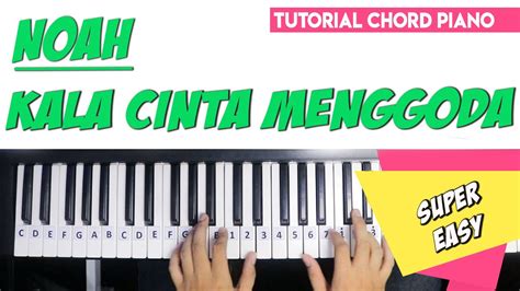 Tutorial Chord Piano Noah - Kala Cinta Menggoda (Mudah Dipahami Untuk ...