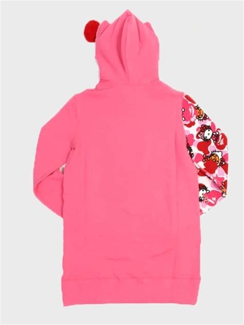 bape x hello kitty hoodie pink - Jacket Hub