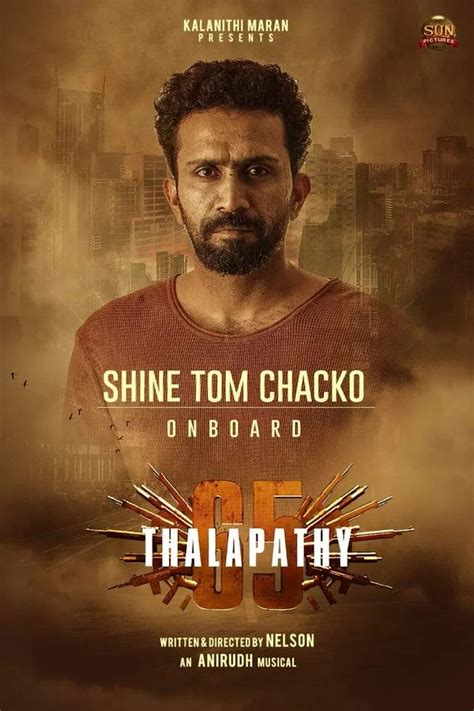 Popular Malayalam actor Shine Tom Chacko Joins 'Thalapathy 65' Cast