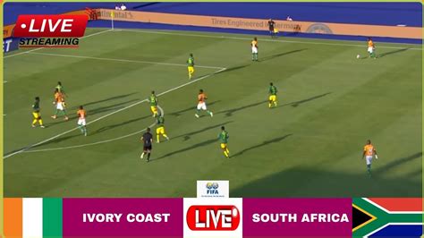 🔴LIVE, Ivory Coast vs South Africa | FIFA International Friendlies Match-2023 Stream Match ...