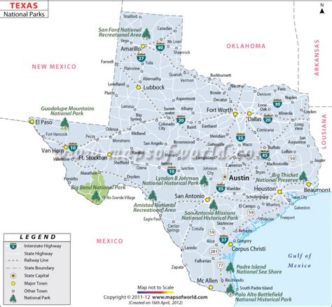 Texas State Parks Map Printable Map | Wells Printable Map