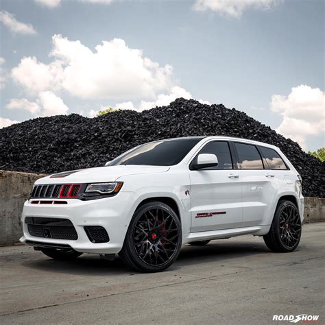 Jeep Trackhawk RS Edition Looks All Satin White and Black Suede, It's Also Reddish - autoevolution