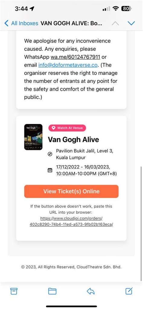 Van Gogh Alive Bukit Jalil for sales, Tickets & Vouchers, Event Tickets on Carousell