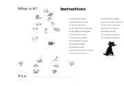 English worksheets: Following instructions
