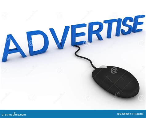 Advertise online stock illustration. Illustration of buying - 24062869